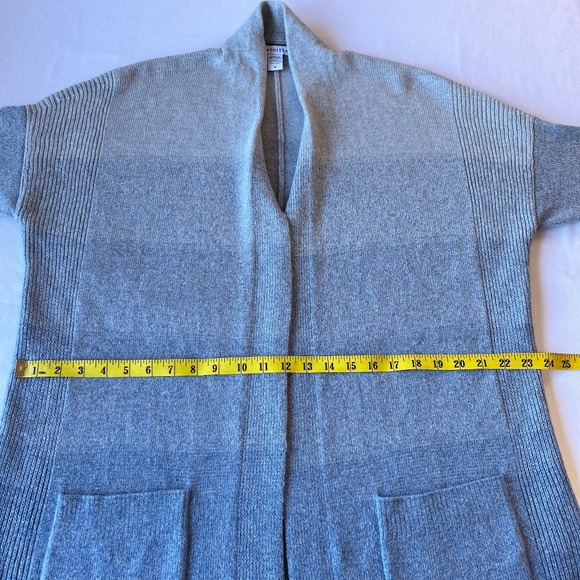 Athleta Ombré Spirit Wool Cashmere Blend Wrap Open Front Cardigan - Picture 7 of 12